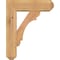 Ekena Millwork Olympic Craftsman Smooth Bracket w/ Offset Brace, Western Red Cedar, 5 1/2"W x 16"D x 20"H BKT0604X16X20OLY04SWR - alternate 3